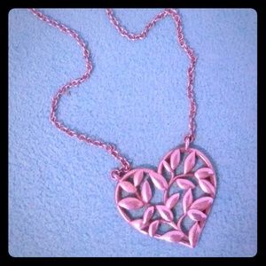 Tiffany Paloma Picasso Olive Leaf Heart Necklace